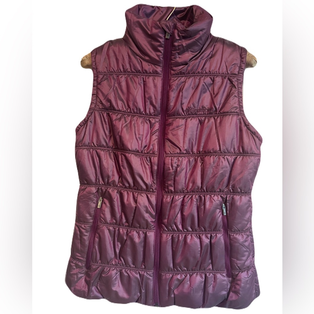 Cabin Core Mountain Princess Omni-Heat Plum Women's gorpcore Puffer Vest